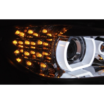 REFLEKTORY PRZEDNIE XENON HEADLIGHTS LED DRL CHROME AFS fits BMW E90/E91 09-11 LAMPY
